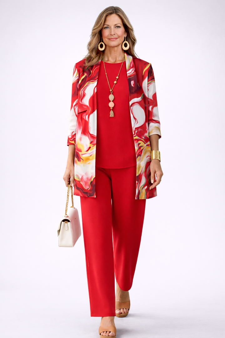Elfriede Elegant Three-Piece Women's Set