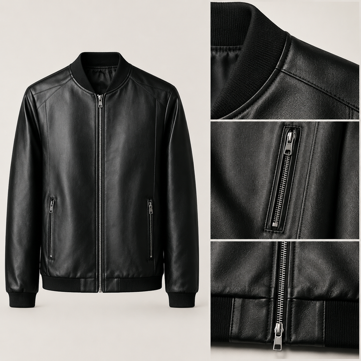 Domenico | Leather Bomber