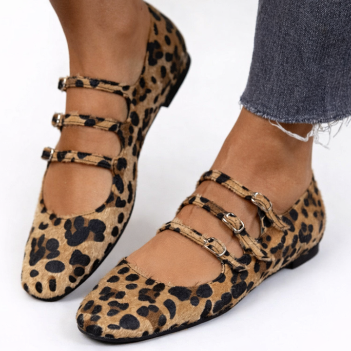 Angelie | Shoes with Leopard Print