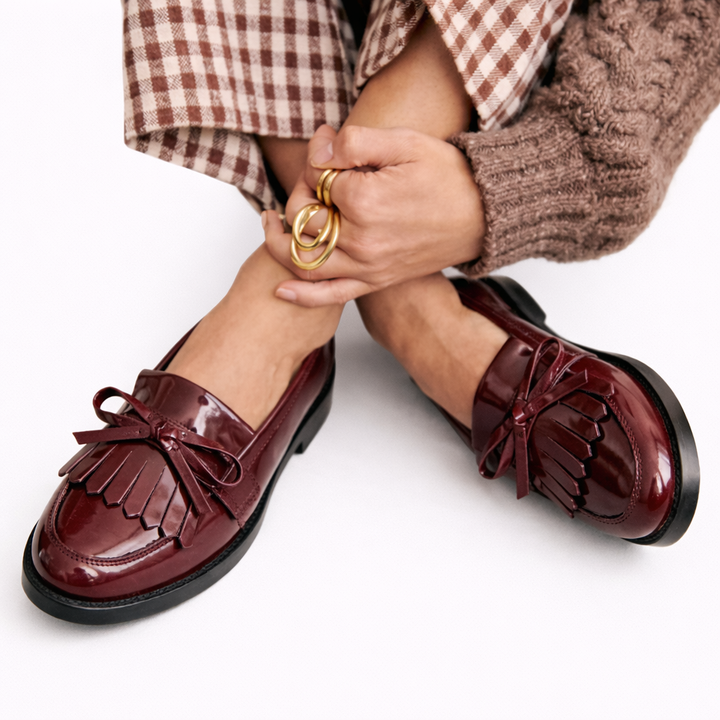 Cordelia | Elegant Loafers with Bow