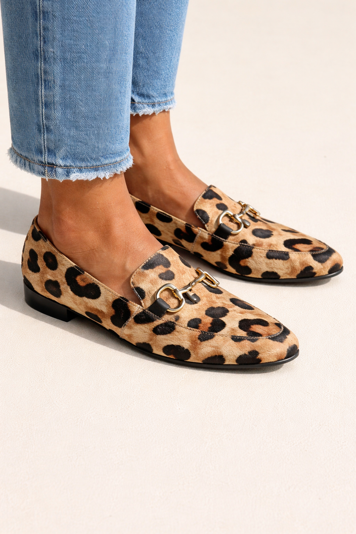 Eloise | Modern Savannah-Print Flats
