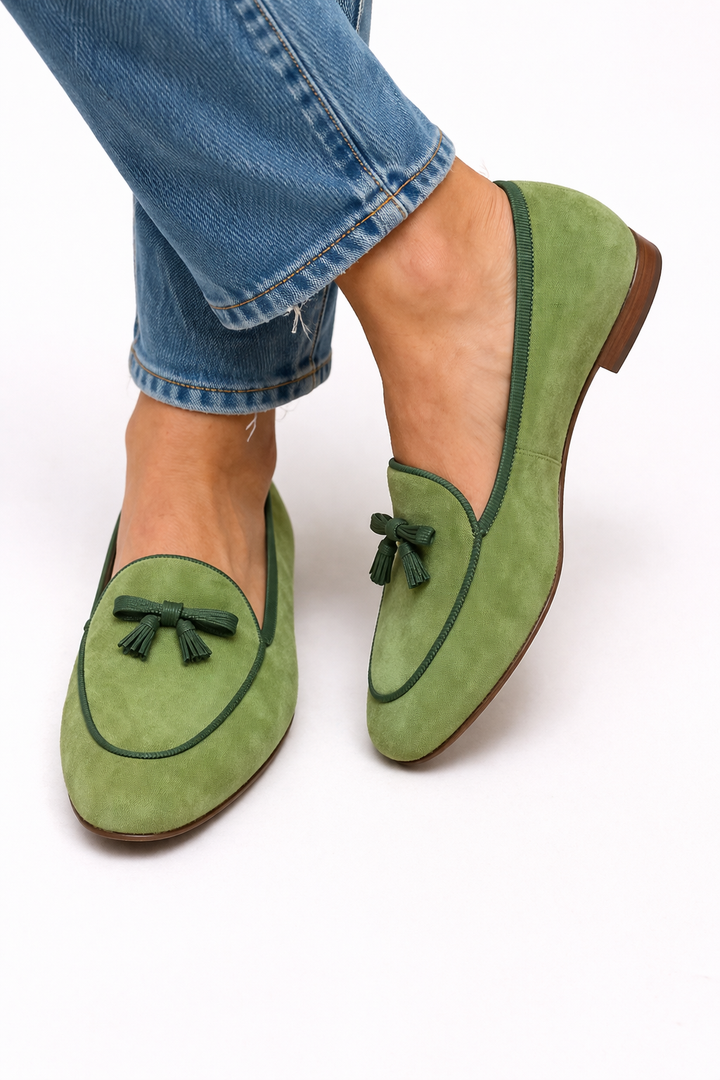 Geneviève | Elegant Flat Shoes with Bow