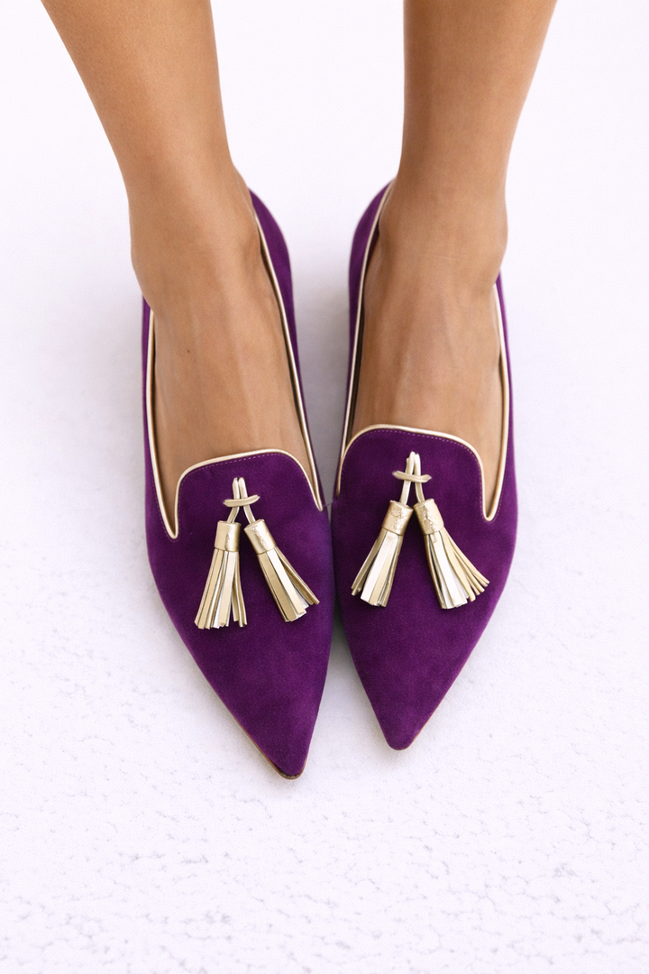Portia | Boho Loafers with Fringe