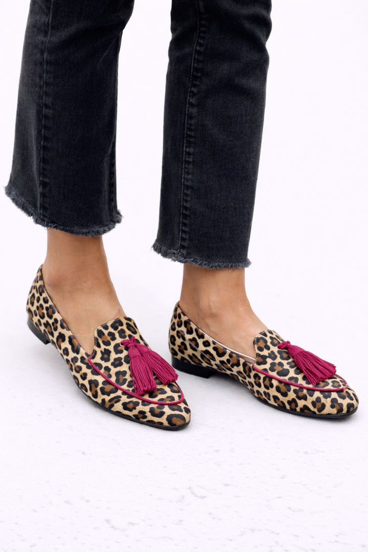 Rihanna | Leopard-Print Loafers