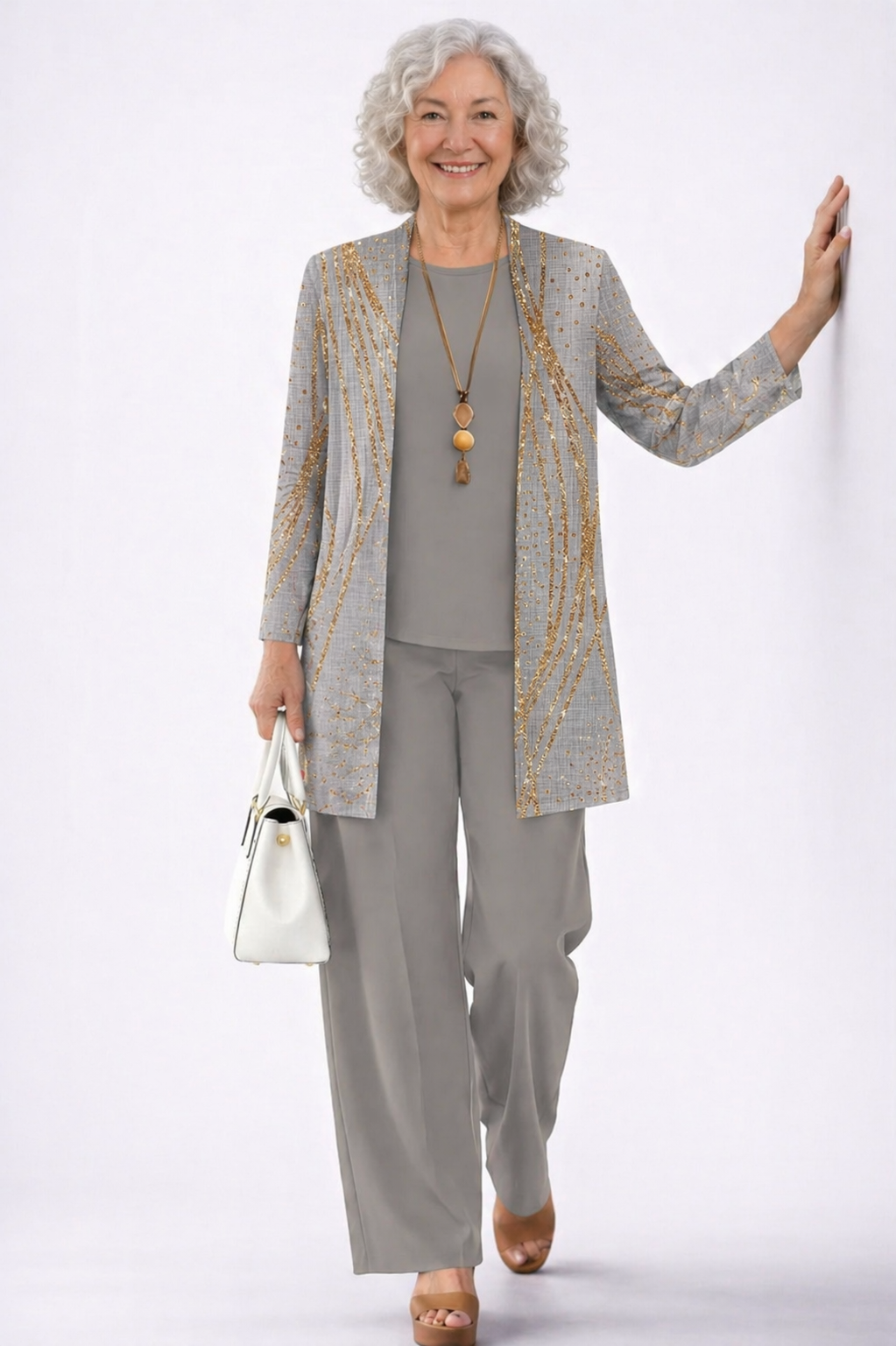 Brunhilde Elegant Three-Piece Women's Set