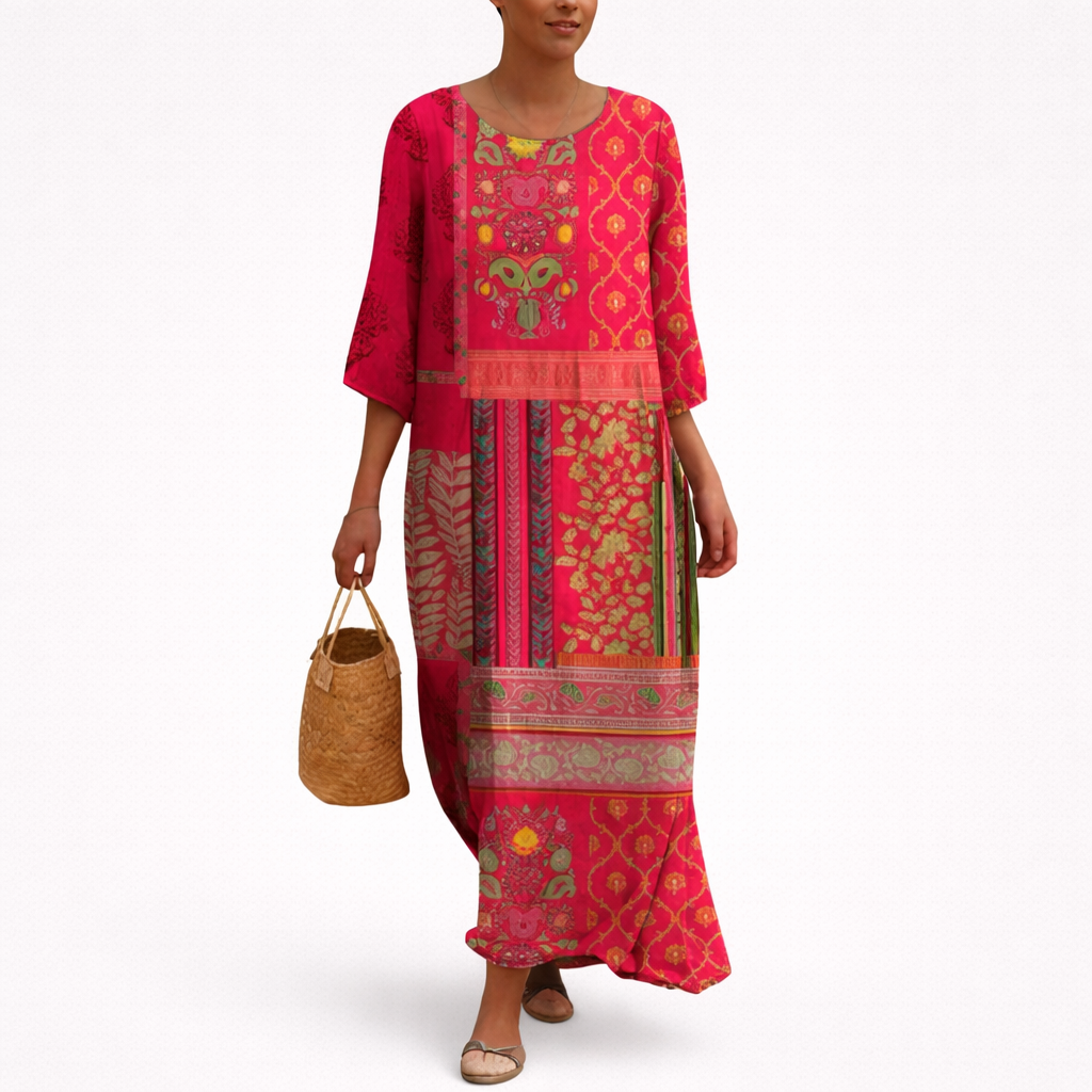 Iris - Long, flowing, chic and comfortable dress