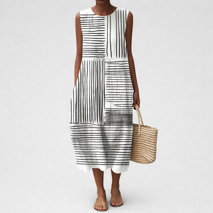 Vivienne - Comfortable Summer Dress Without Sleeves