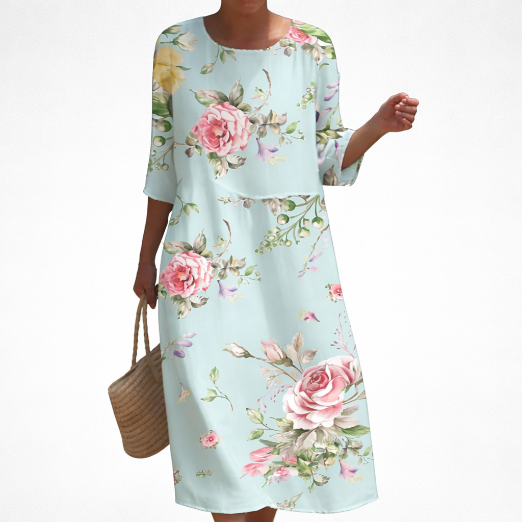 Rosalie - Long, flowing, chic and comfortable dress