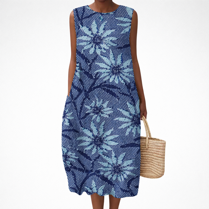 Adelaide - Comfortable Summer Dress Without Sleeves