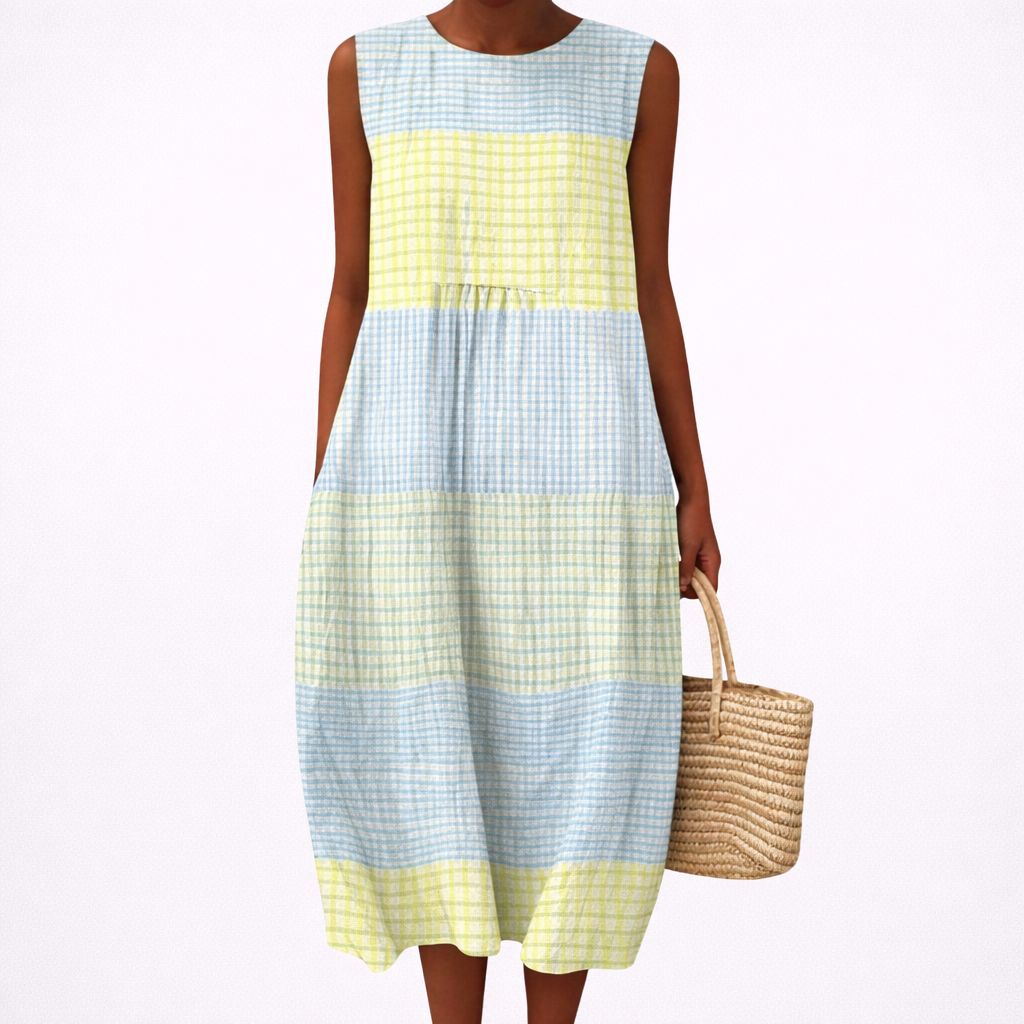 Aurélie - Comfortable Summer Dress Without Sleeves