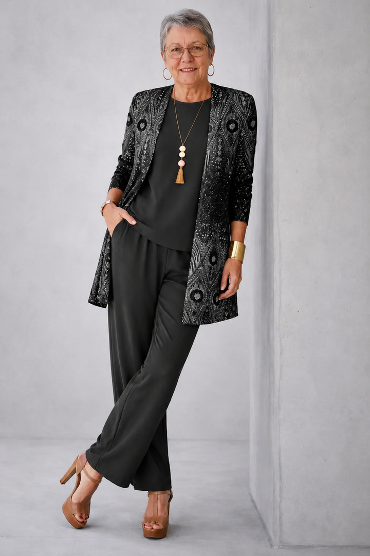 Agnes Elegant Three-Piece Women's Set