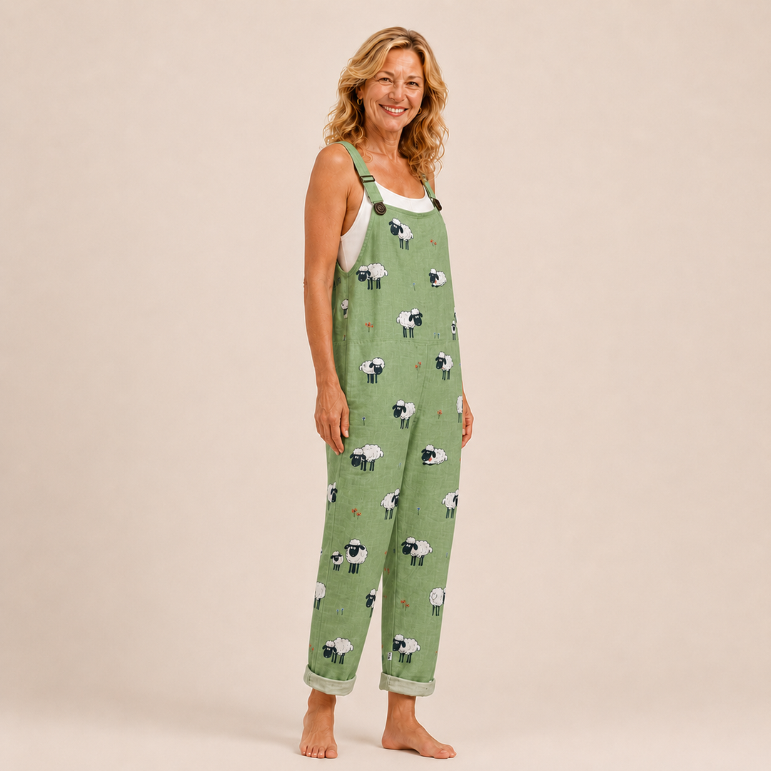 Loes | Soft Bohemian Green Shade