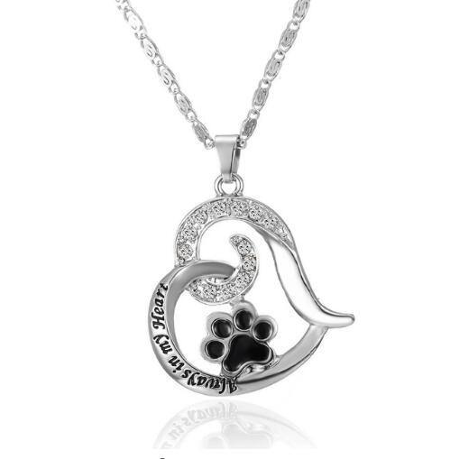 Almaie Silver Memorial Necklace