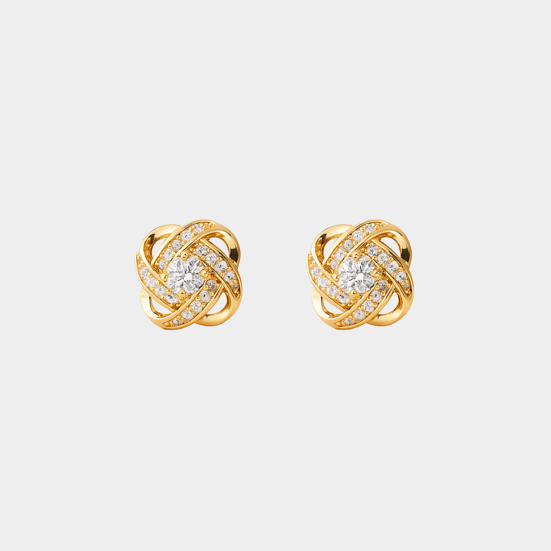 Valentine – Stylish Gold Earrings