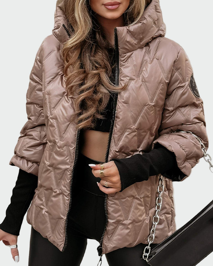 Dilys | Hooded Quilted Jacket