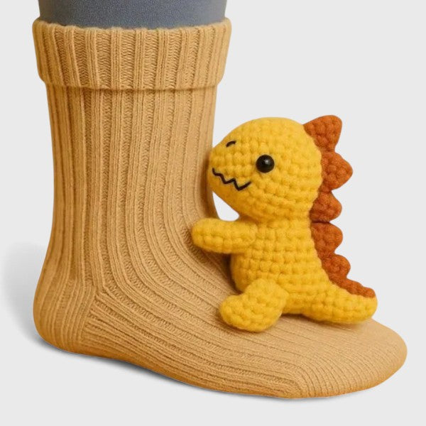 Julia Dinosaur-Themed Socks
