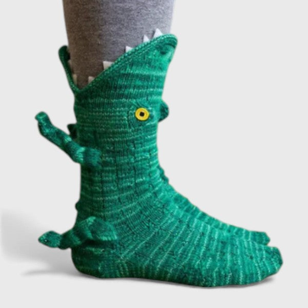 Isabel Crocodile Print Socks
