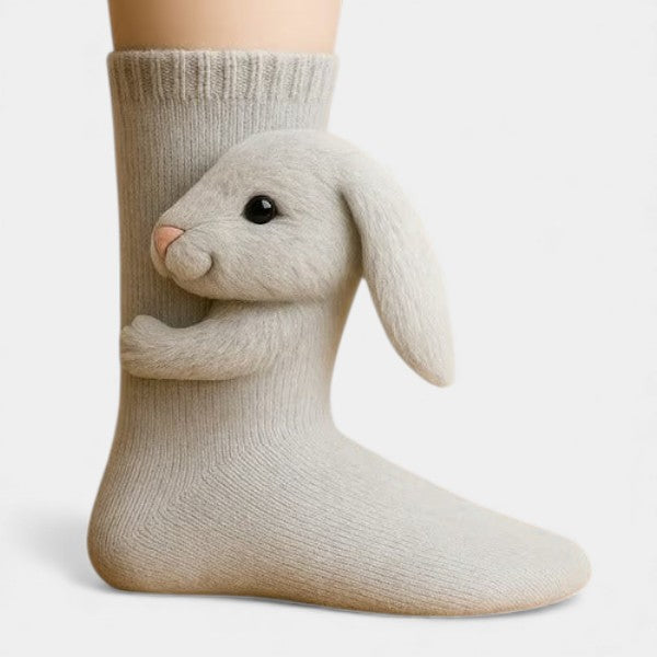 Andrea Bunny-Themed Socks