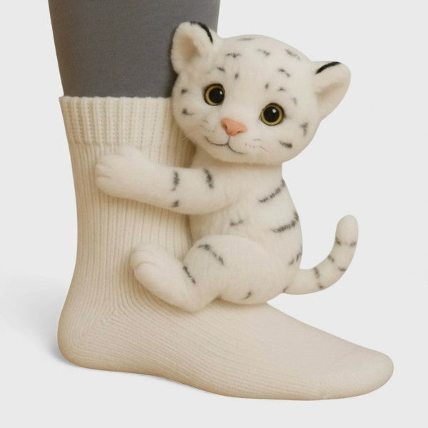Lucía Striped Tiger Socks