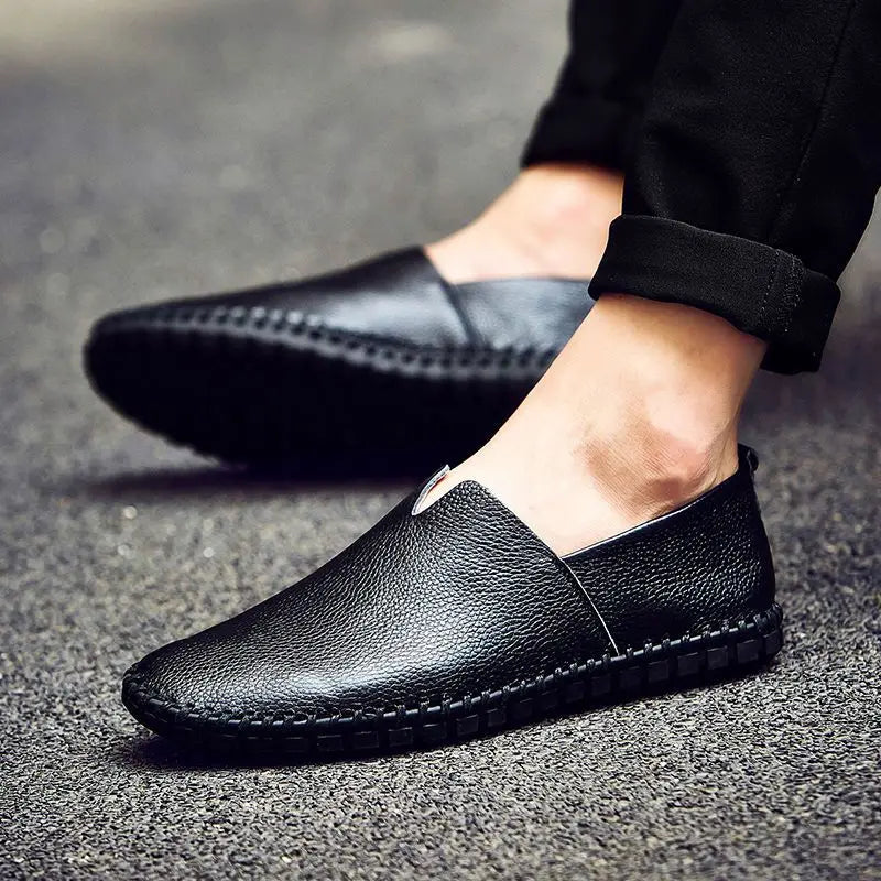 Gareth | Breathable Casual Leather Loafers