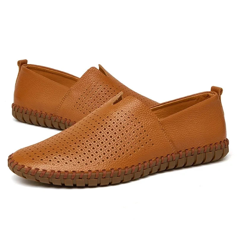 Gareth | Breathable Casual Leather Loafers
