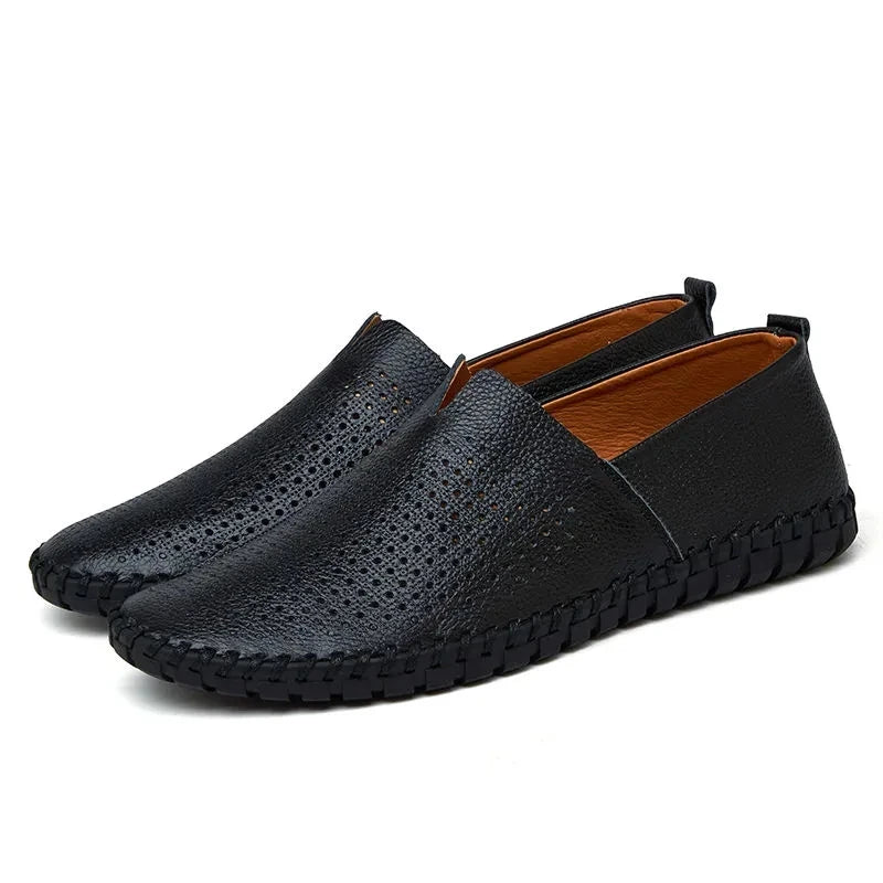 Gareth | Breathable Casual Leather Loafers