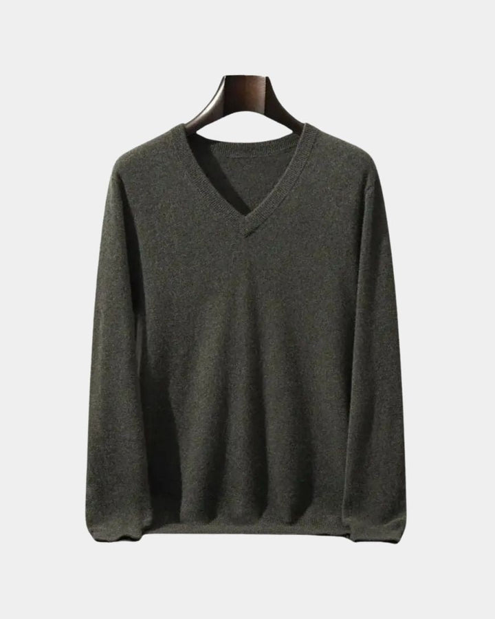 Edmund | Blue V-Neck Jumper