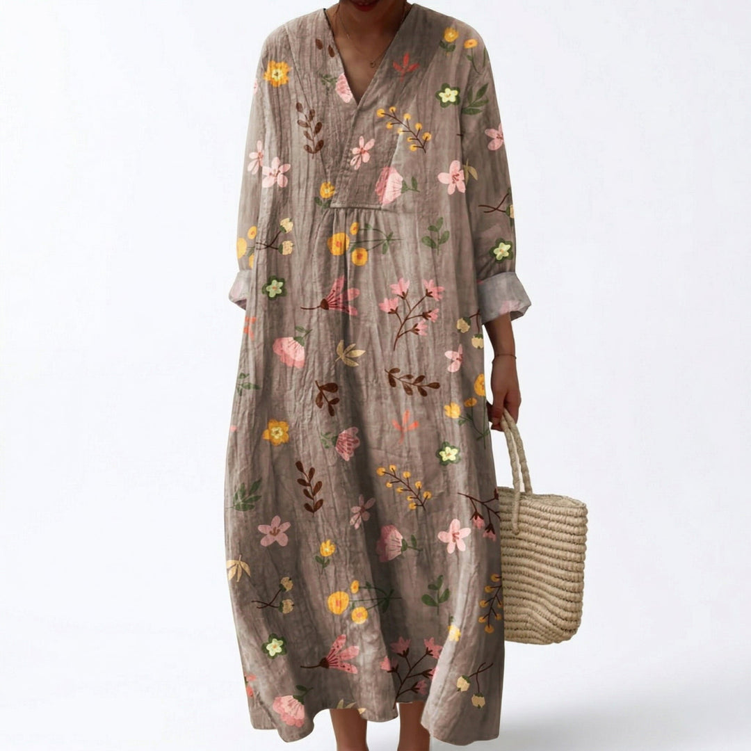 Maëlys - Flattering Printed Summer Dress