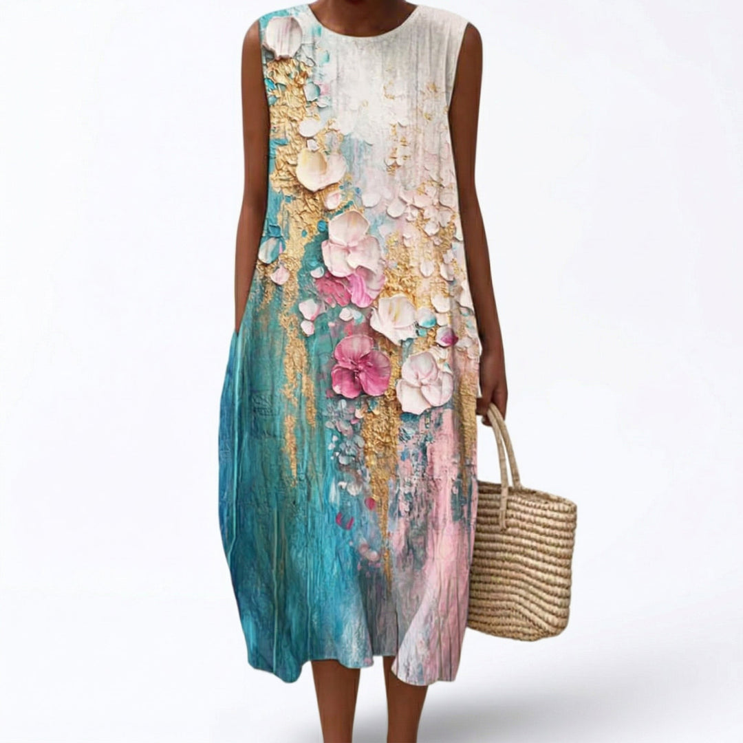 Florence - Comfortable Summer Dress Without Sleeves