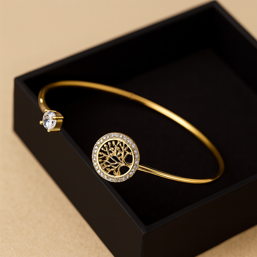 Sarah – Adjustable Tree of Life Bracelet