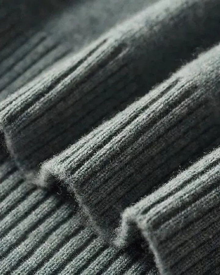 Hector | Sage Roll-Neck Jumper