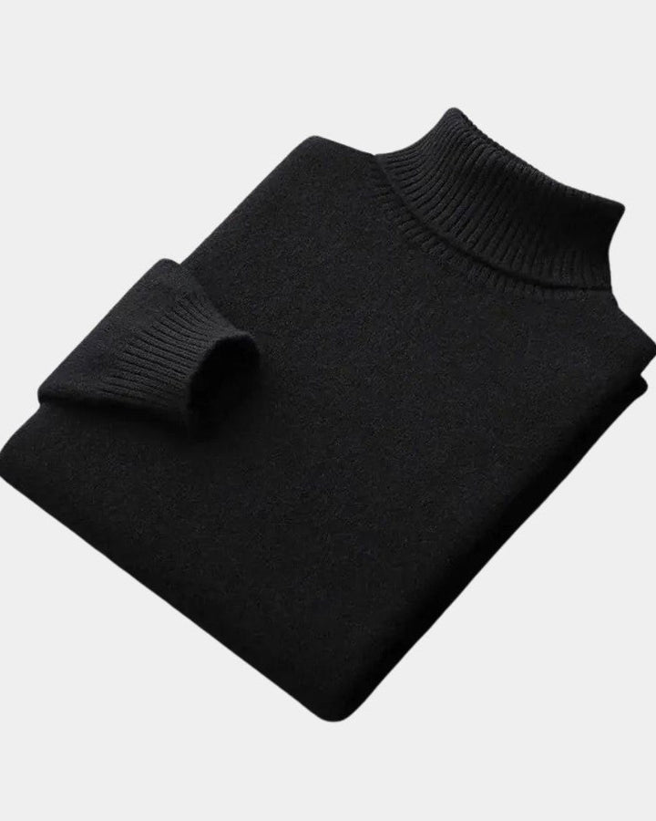 Hector | Sage Roll-Neck Jumper