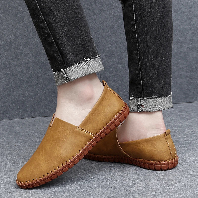 Stuart | Ibiza Leather Slip-Ons