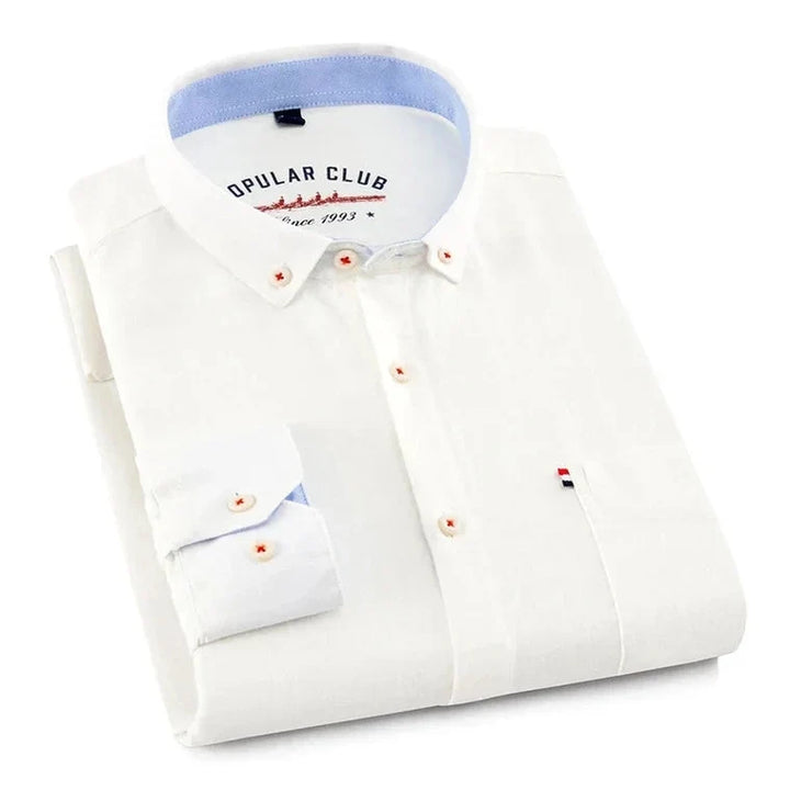 Peter | Cream Casual Button-Down Shirt