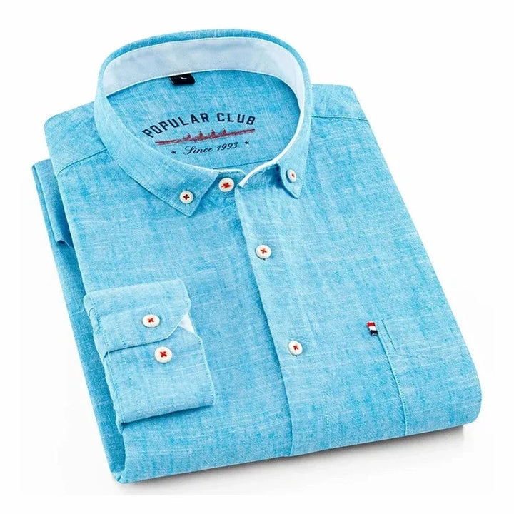 Peter | Cream Casual Button-Down Shirt