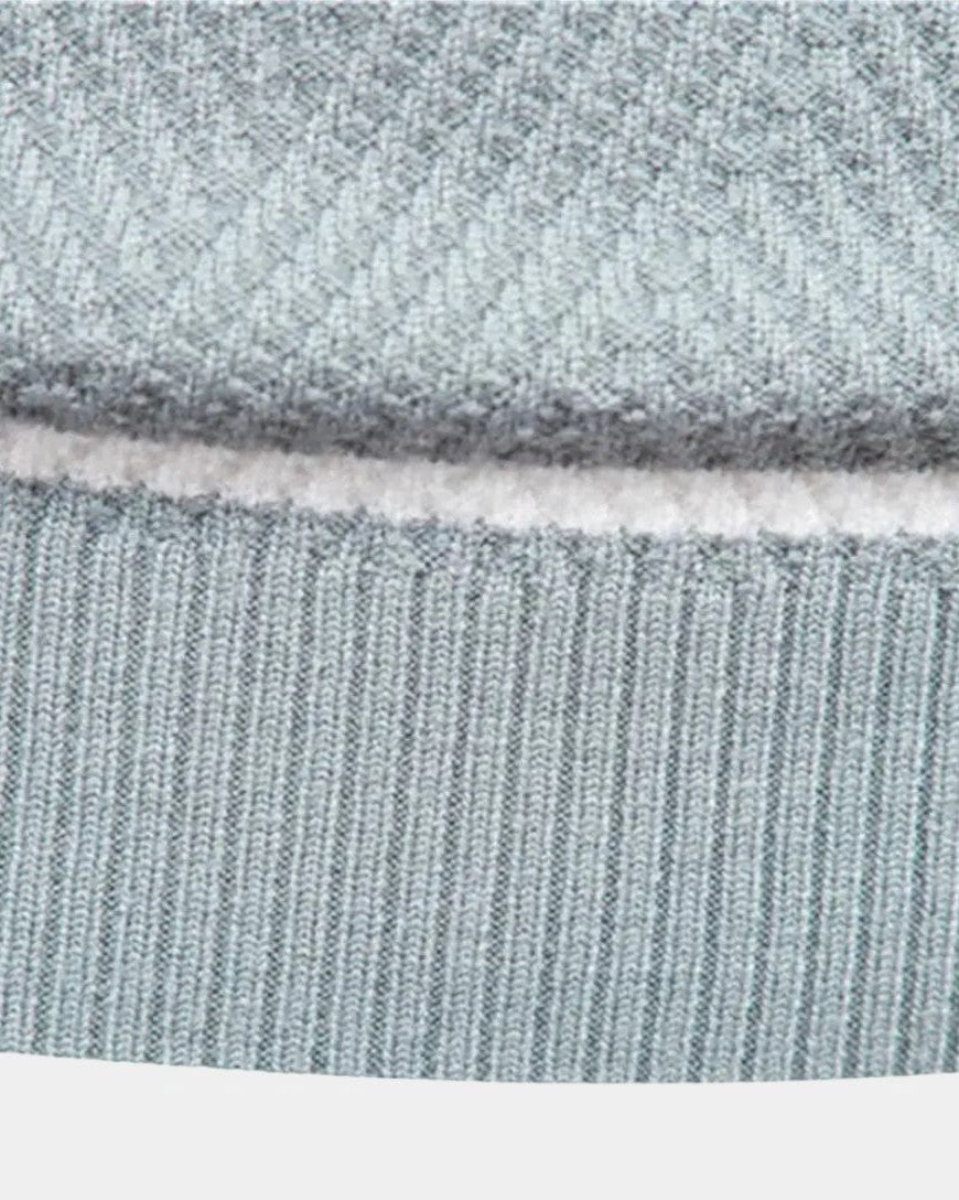Joshua | Green Striped Crew-Neck Jumper