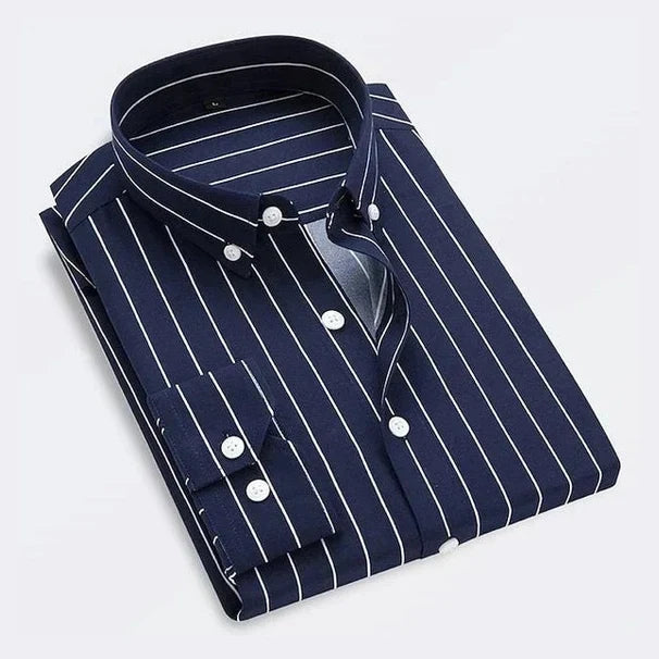 Joseph | Blue & White Striped Shirt
