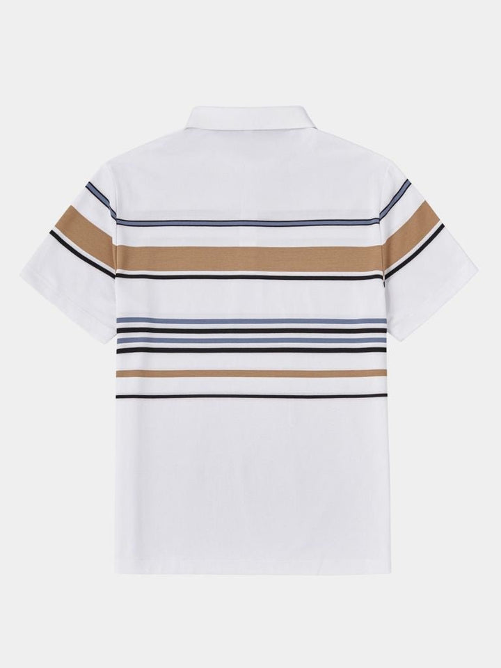 Kit | White Multi-Stripe Polo