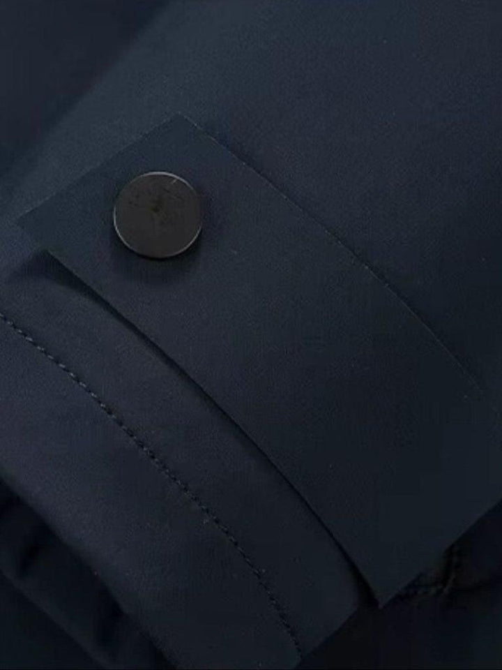 Edward | Navy Layered Winter Coat
