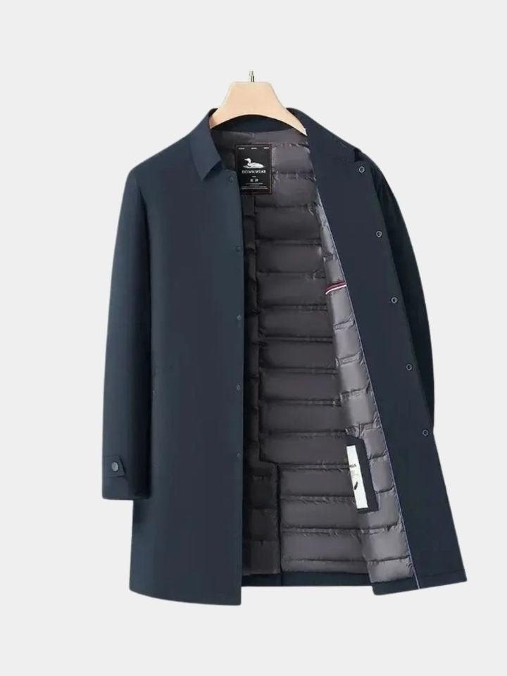 Edward | Navy Layered Winter Coat