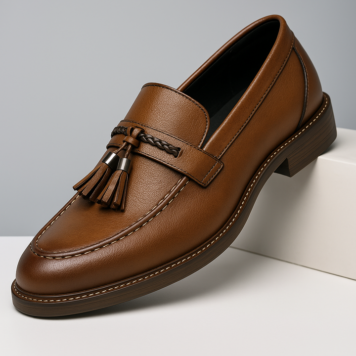 Christopher | Tassel Leather Loafers