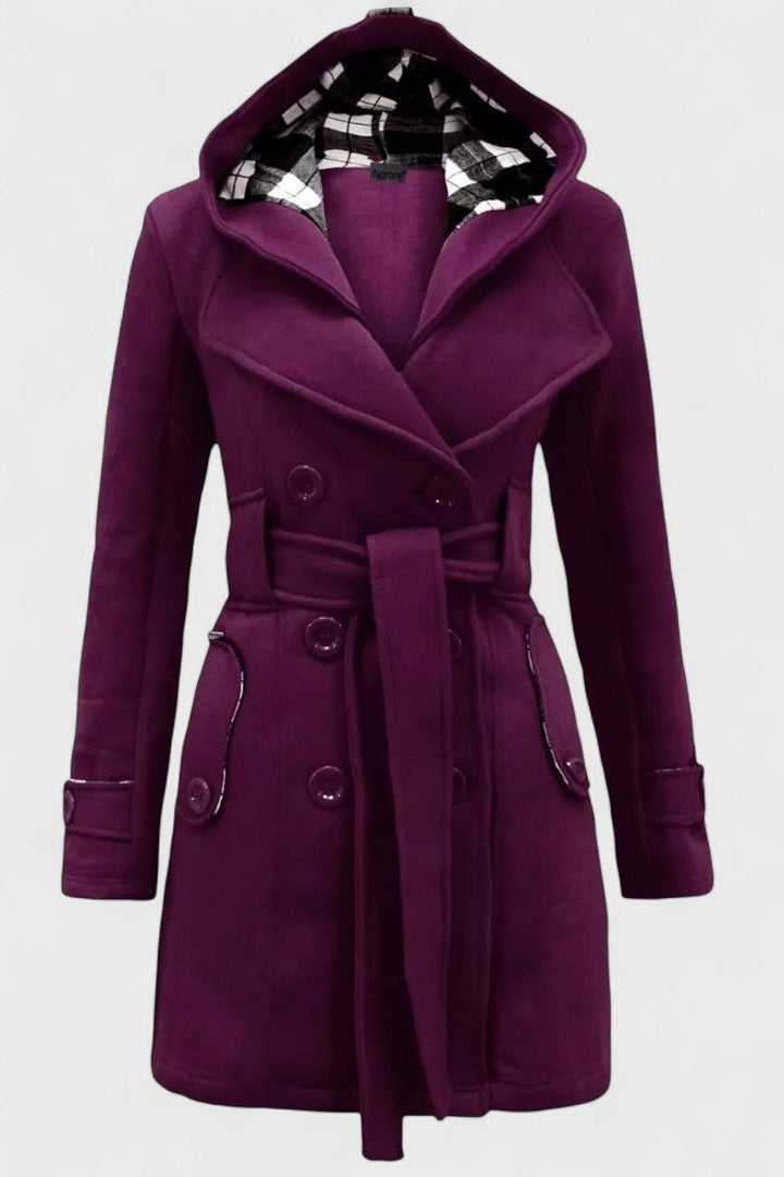 Leona | Double-Breasted Long Coat