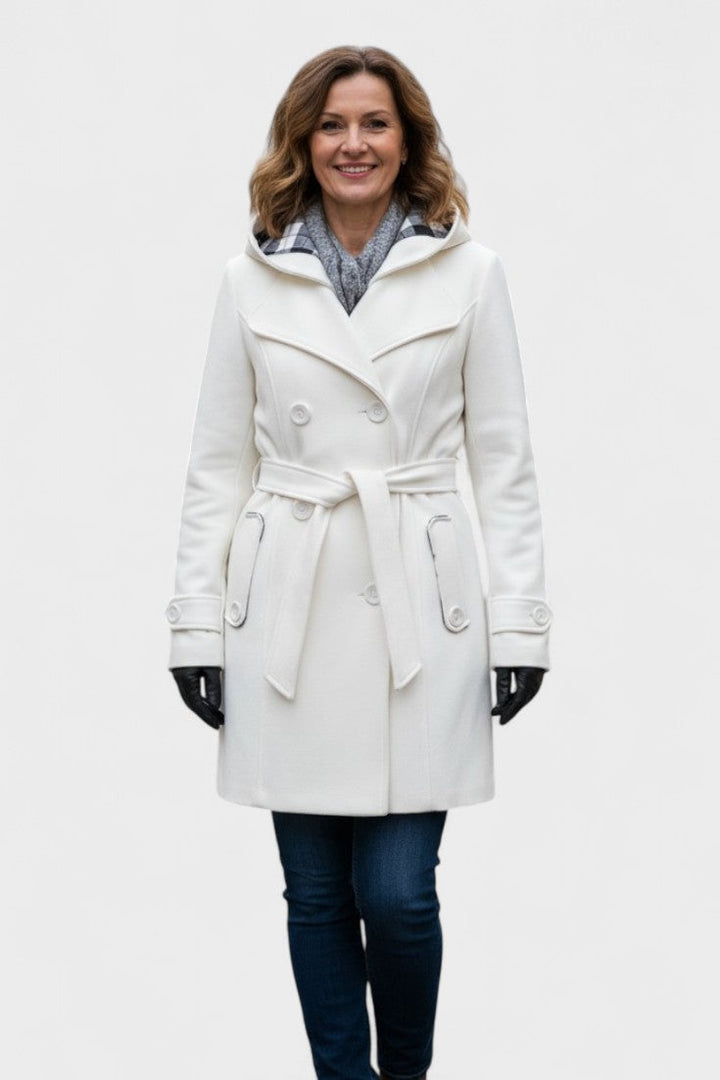 Leona | Double-Breasted Long Coat