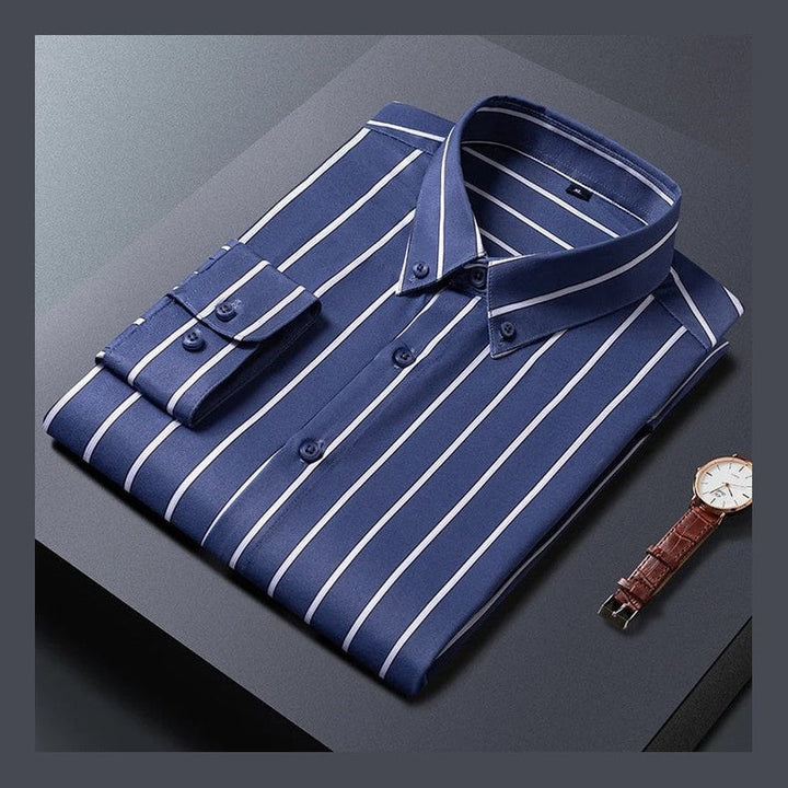 Daniel | White Pinstripe Formal Shirt