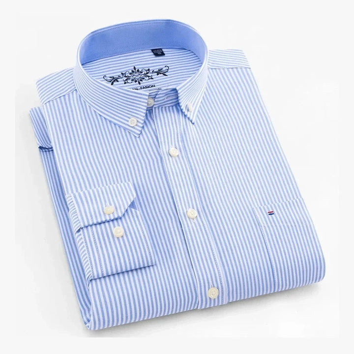 Liam | Mint Green Button-Down Shirt