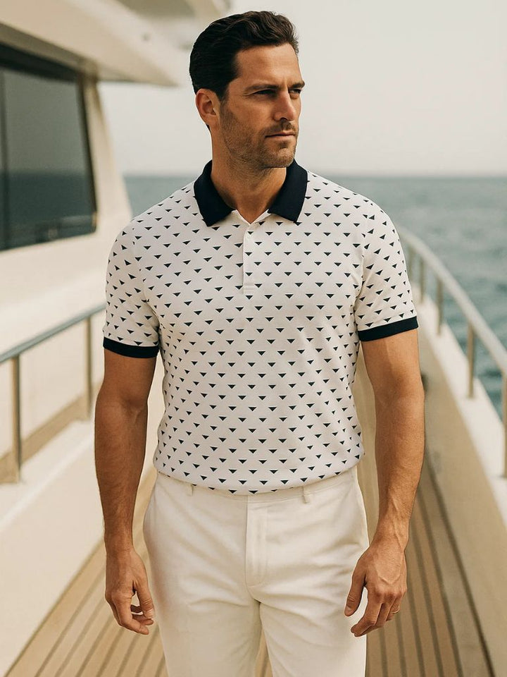 Lionel | Patterned Polo Shirt