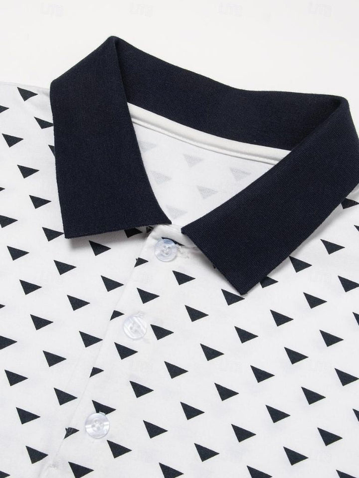 Lionel | Patterned Polo Shirt