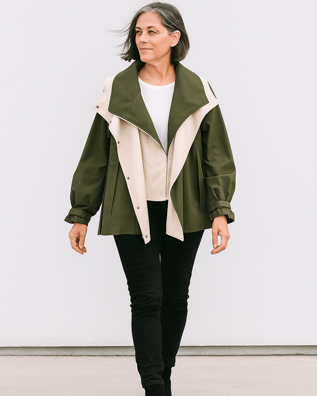 Marisa | Colour-Block Statement Jacket