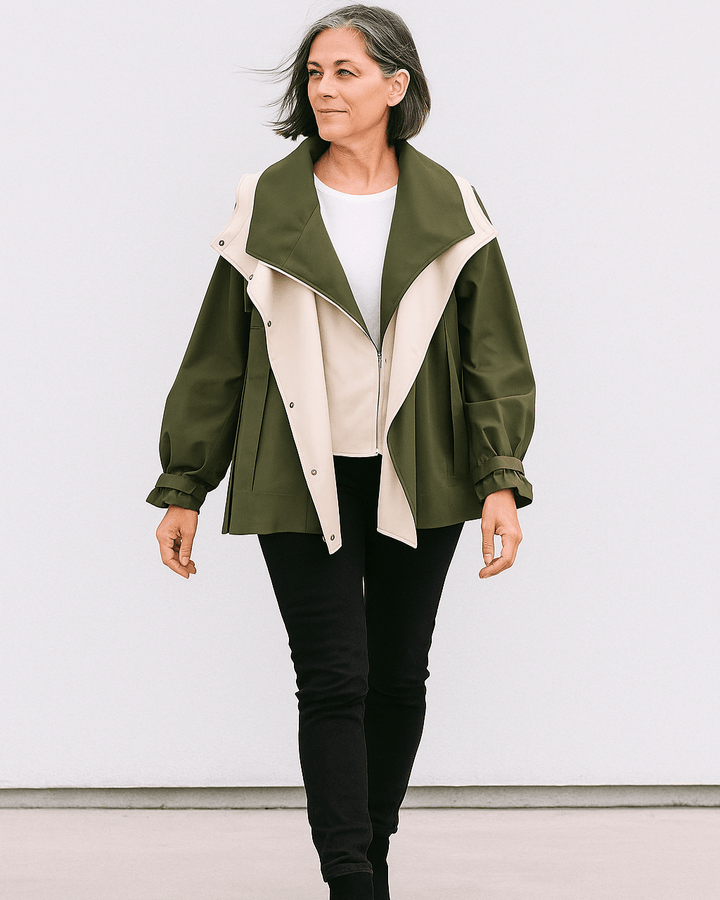 Marisa | Colour-Block Statement Jacket