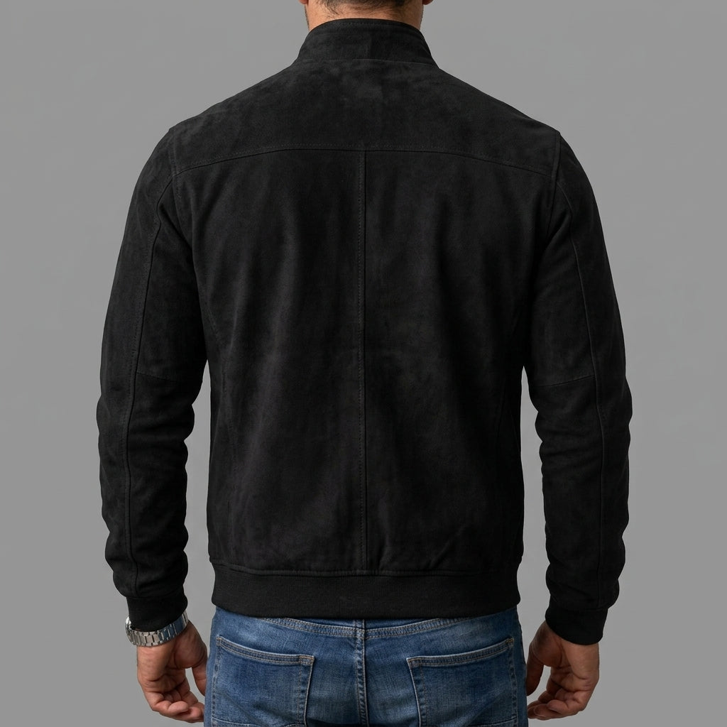 Corrado | Suede Bomber